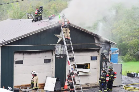 Garage fire